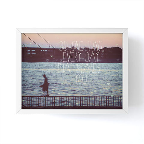 Happee Monkee Do One Thing Every Day Framed Mini Art Print