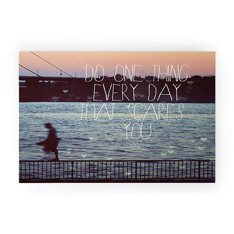 Happee Monkee Do One Thing Every Day Welcome Mat