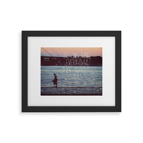 Happee Monkee Do One Thing Every Day Framed Art Print