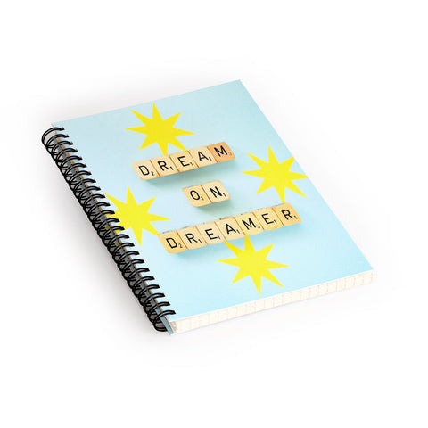 Happee Monkee Dream On Dreamer Spiral Notebook