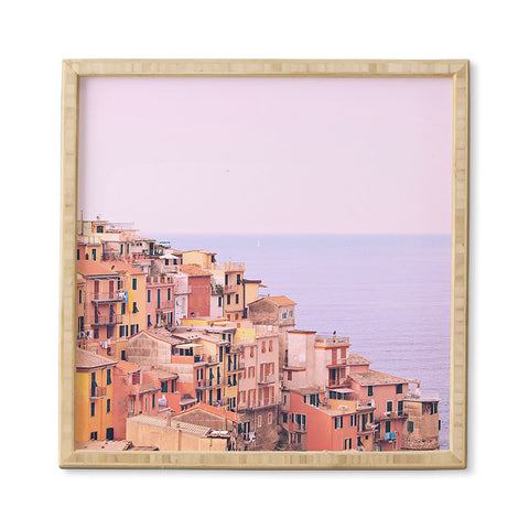 Happee Monkee Dreamy Cinque Terre Framed Wall Art