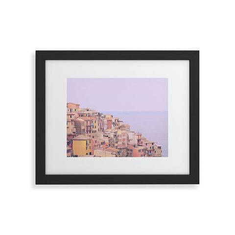 Happee Monkee Dreamy Cinque Terre Framed Art Print