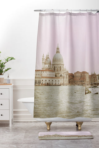 Happee Monkee Dreamy Venice Shower Curtain And Mat