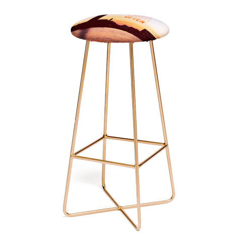 Happee Monkee Eat Well Travel Often Bar Stool