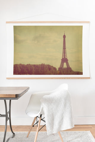 Happee Monkee Eiffel Tower Art Print And Hanger