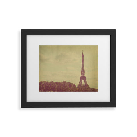 Happee Monkee Eiffel Tower Framed Art Print