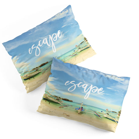 Happee Monkee Escape Beach Series Pillow Shams