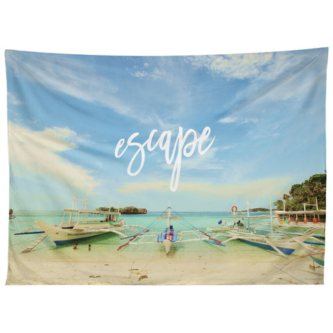 Happee Monkee Escape Beach Series Tapestry