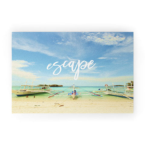 Happee Monkee Escape Beach Series Welcome Mat