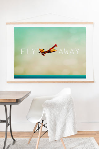 Happee Monkee Fly Away Art Print And Hanger