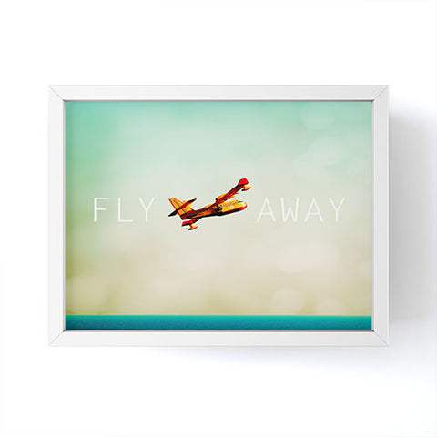 Happee Monkee Fly Away Framed Mini Art Print