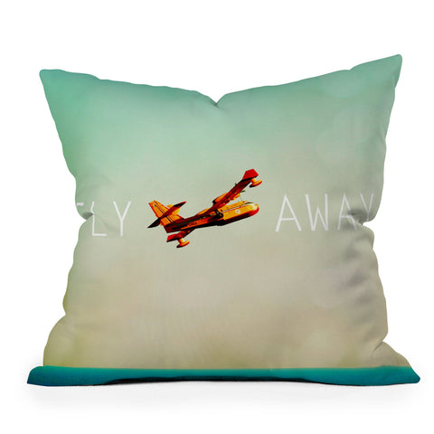 Happee Monkee Fly Away Throw Pillow