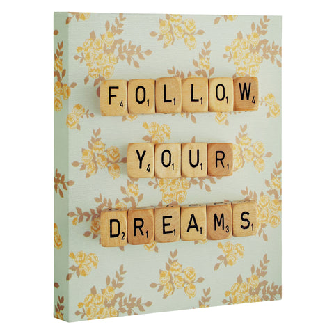 Happee Monkee Follow Your Dreams Art Canvas