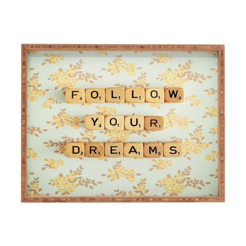 Happee Monkee Follow Your Dreams Rectangular Tray