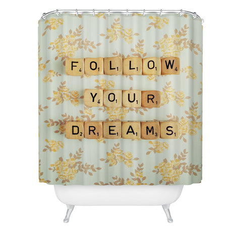 Happee Monkee Follow Your Dreams Shower Curtain