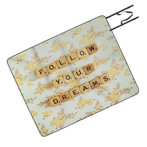 Happee Monkee Follow Your Dreams Picnic Blanket