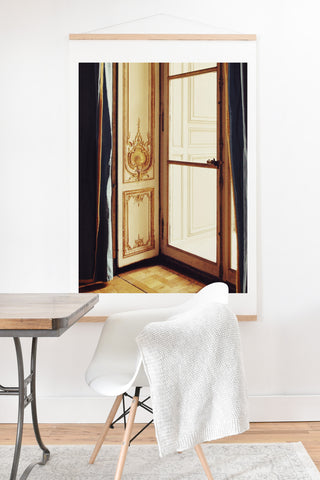 Happee Monkee French Doors Art Print And Hanger