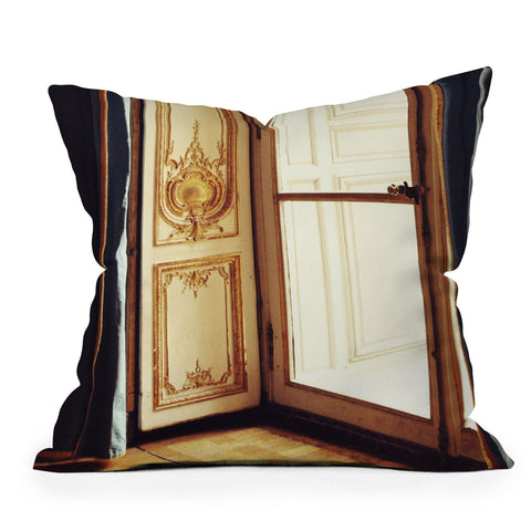 Happee Monkee French Doors Throw Pillow