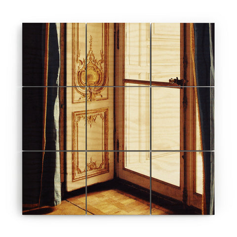 Happee Monkee French Doors Wood Wall Mural