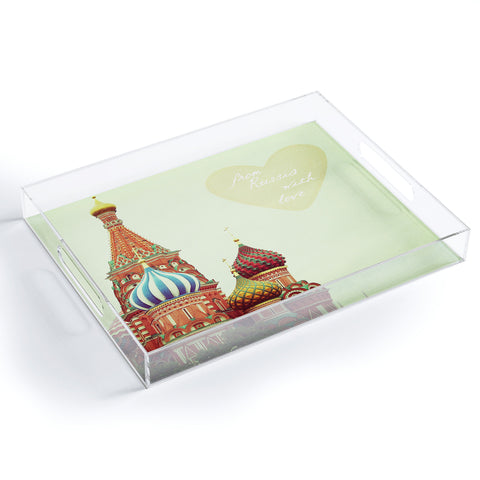 Happee Monkee From Russia With Love Acrylic Tray