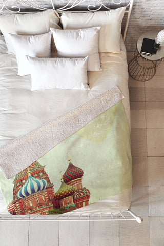 Happee Monkee From Russia With Love Fleece Throw Blanket
