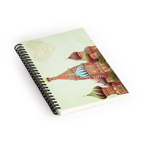 Happee Monkee From Russia With Love Spiral Notebook