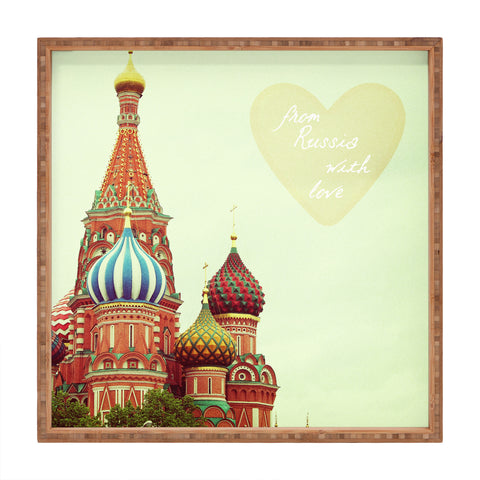 Happee Monkee From Russia With Love Square Tray