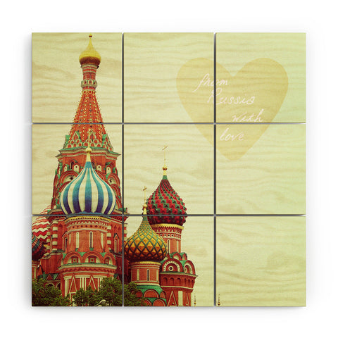 Happee Monkee From Russia With Love Wood Wall Mural