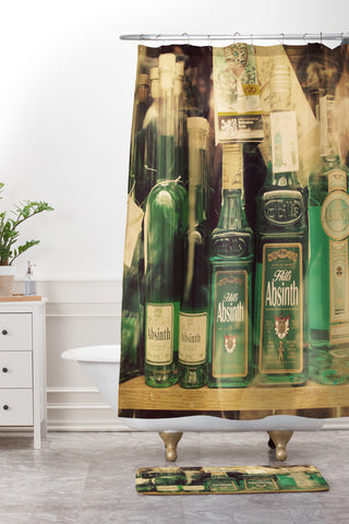 Happee Monkee Green Fairy Shower Curtain And Mat