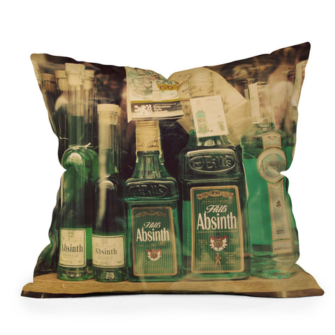 Happee Monkee Green Fairy Throw Pillow