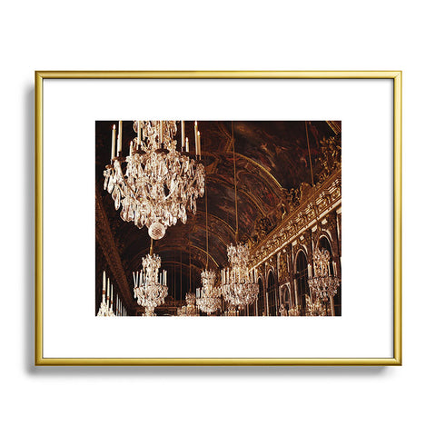 Happee Monkee Hall of Mirrors Metal Framed Art Print