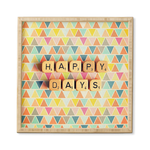 Happee Monkee Happy Days Framed Wall Art