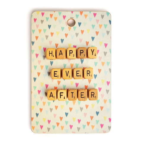 Happee Monkee Happy Ever After Cutting Board Rectangle