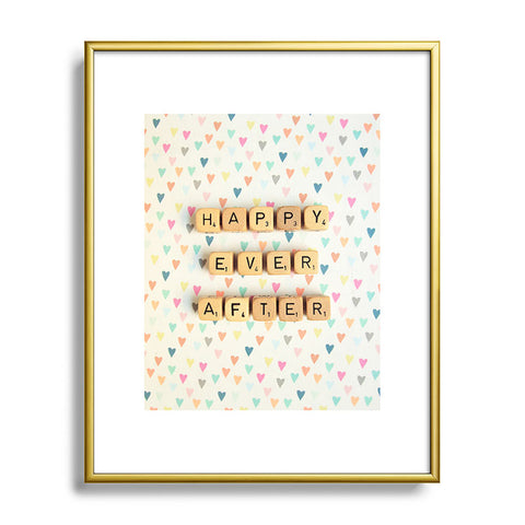 Happee Monkee Happy Ever After Metal Framed Art Print