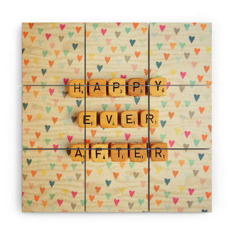 Happee Monkee Happy Ever After Wood Wall Mural