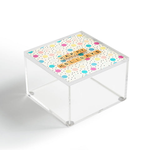 Happee Monkee Happy Holiday Baubles Acrylic Box