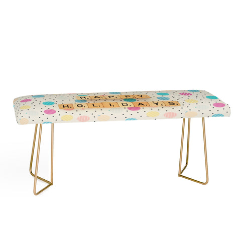 Happee Monkee Happy Holiday Baubles Bench