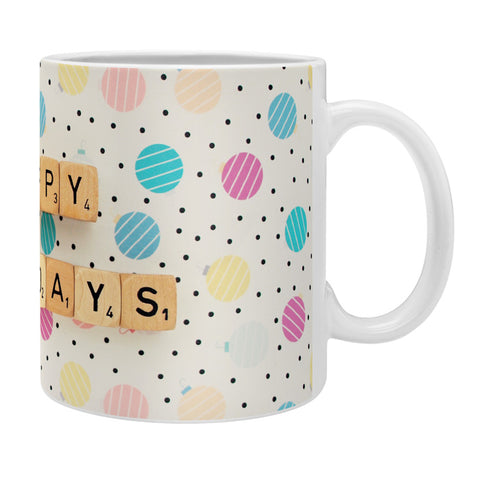 Happee Monkee Happy Holiday Baubles Coffee Mug