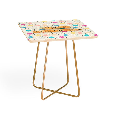 Happee Monkee Happy Holiday Baubles Side Table