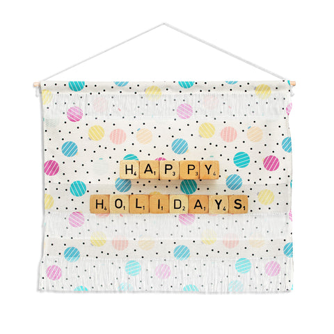 Happee Monkee Happy Holiday Baubles Wall Hanging Landscape