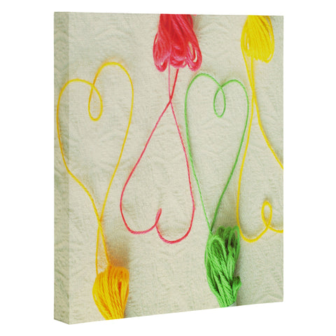 Happee Monkee Heart Strings Art Canvas