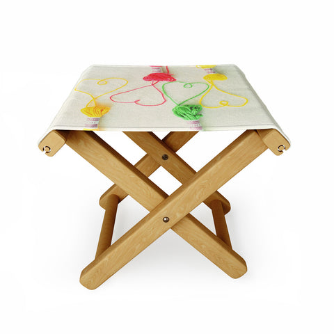 Happee Monkee Heart Strings Folding Stool