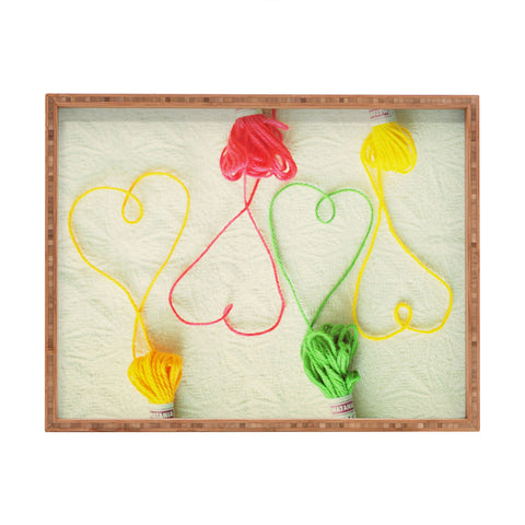 Happee Monkee Heart Strings Rectangular Tray