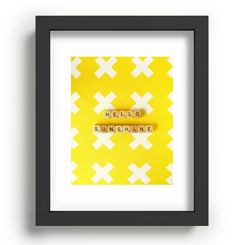 Happee Monkee Hello Sunshine Scrabble Recessed Framing Rectangle