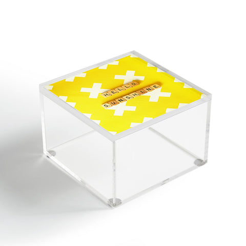 Happee Monkee Hello Sunshine Scrabble Acrylic Box