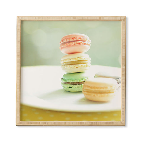 Happee Monkee Hmmm Macaroons Framed Wall Art
