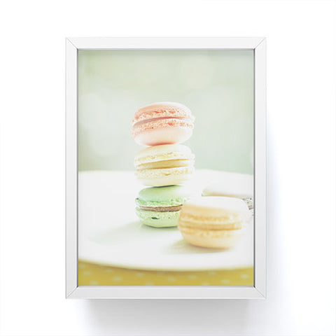 Happee Monkee Hmmm Macaroons Framed Mini Art Print