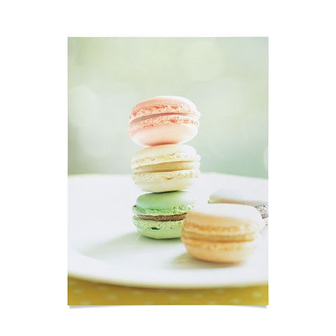 Happee Monkee Hmmm Macaroons Poster