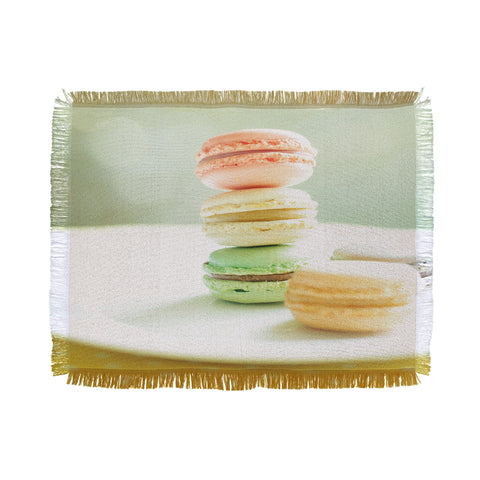 Happee Monkee Hmmm Macaroons Throw Blanket