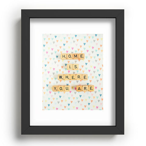 Happee Monkee Home Where You Are Recessed Framing Rectangle